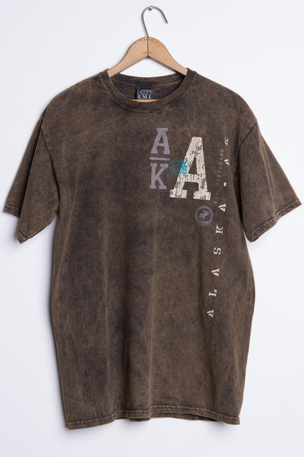 Brown Alaska Tee