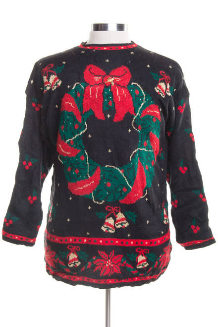 Black Ugly Christmas Pullover 46901