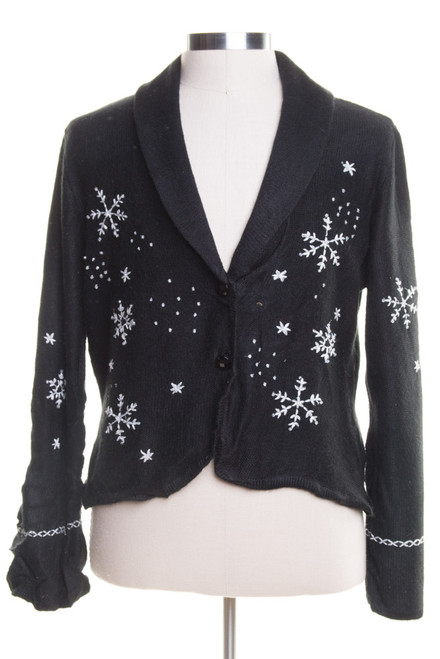 Black Ugly Christmas Cardigan 46720