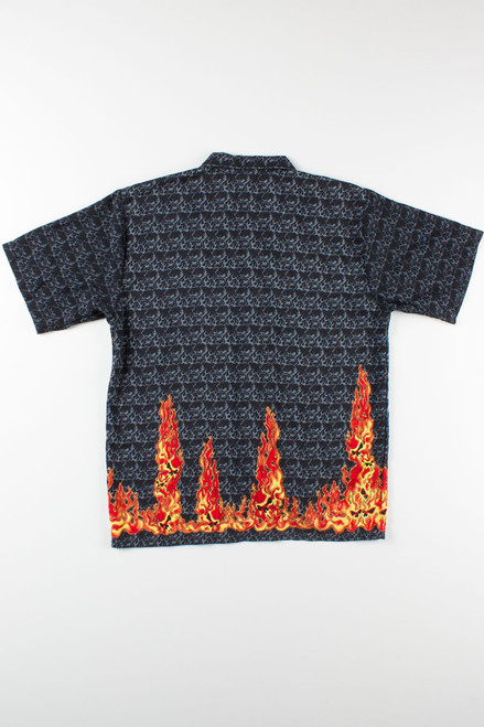 Y2K Flames Shirt