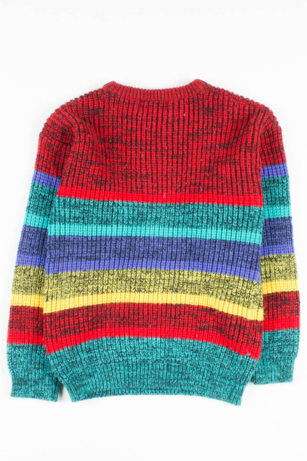 Knit Rainbow Sweater