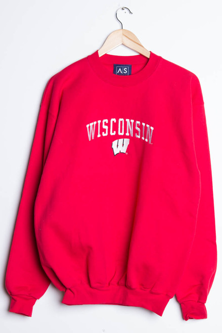 Embroidered Wisconsin Sweatshirt