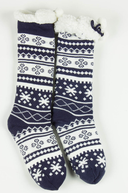 Sherpa Lined Christmas Socks