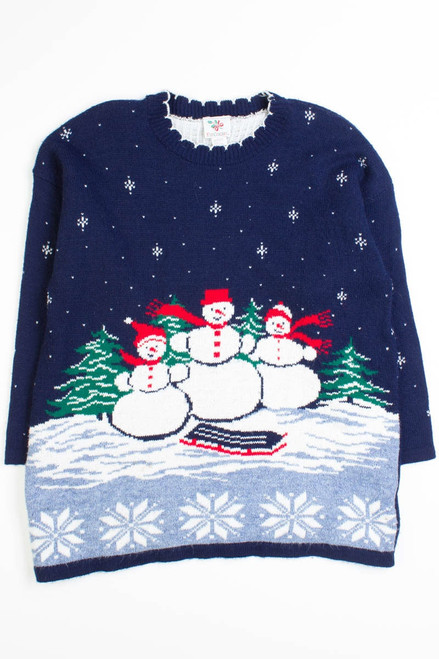 Blue Ugly Christmas Pullover 50024