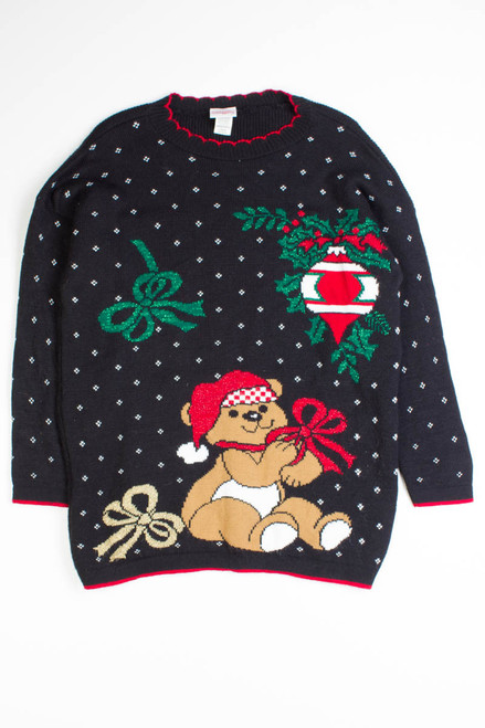 Black Ugly Christmas Pullover 50308