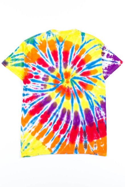 Multicolor Burst Tie Dye Shirt