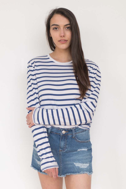 Long Sleeve Striped Tee