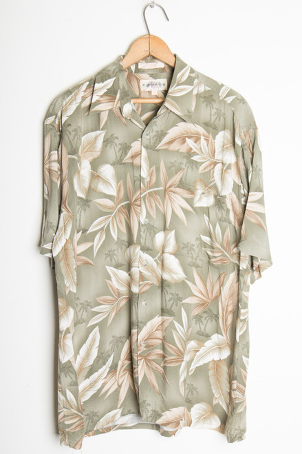 Green Leaf Vintage Hawaiian