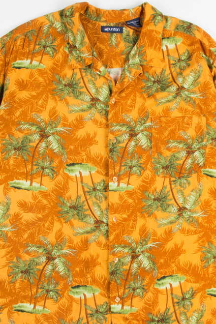 Orange Palm Trees Vintage Hawaiian