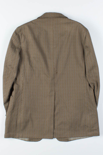 Brown Shapes Oversized Vintage Blazer