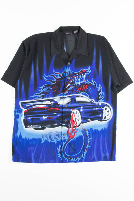 Dragon's Car Rave Y2K Shirt