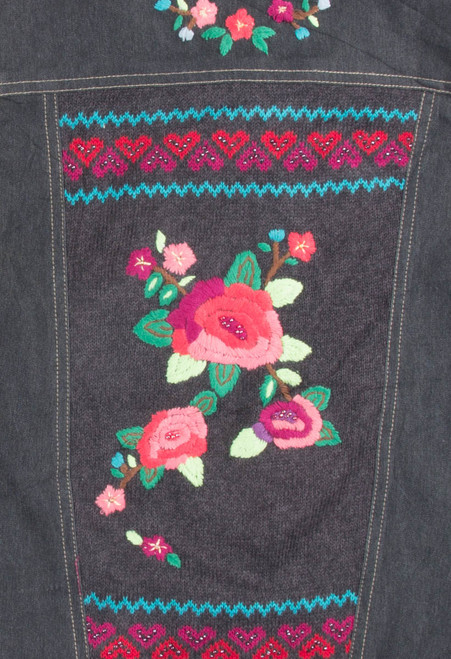 Embroidered Back Vest