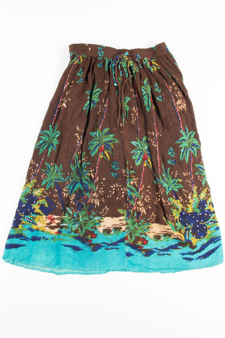 Palm Tree Hippie Skirt
