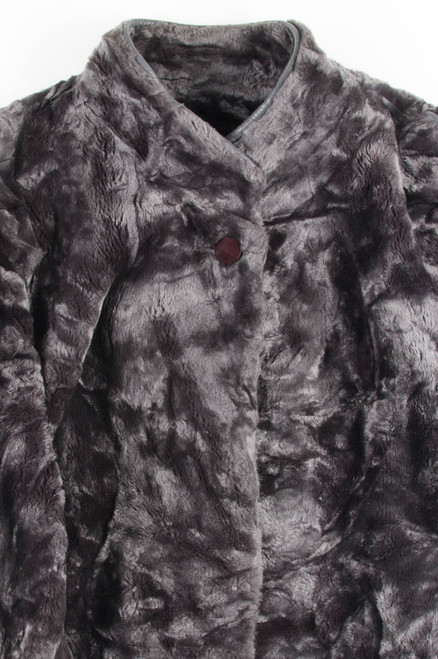 Grey Vintage Fur Coat