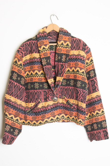 Tribal Patterned Coat