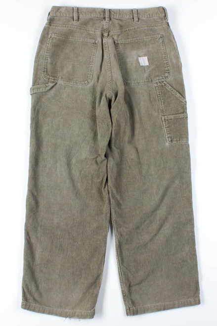 Ash Grey Corduroy Carpenter Pants