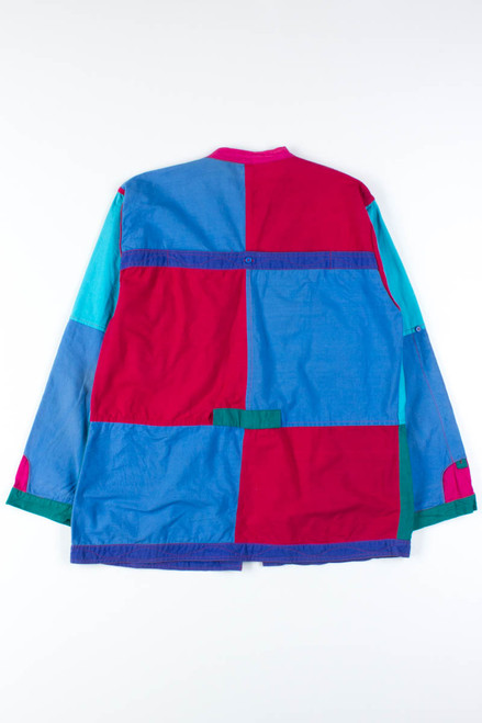 Reversible Color Block Jacket