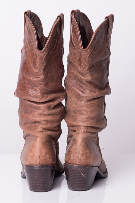 Slouchy Steve Madden Cowboy Boots (8B)