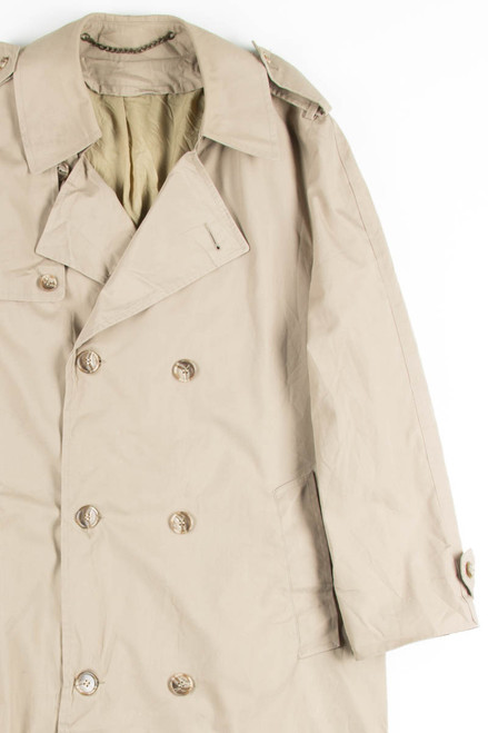 Tan Vintage Trench Coat