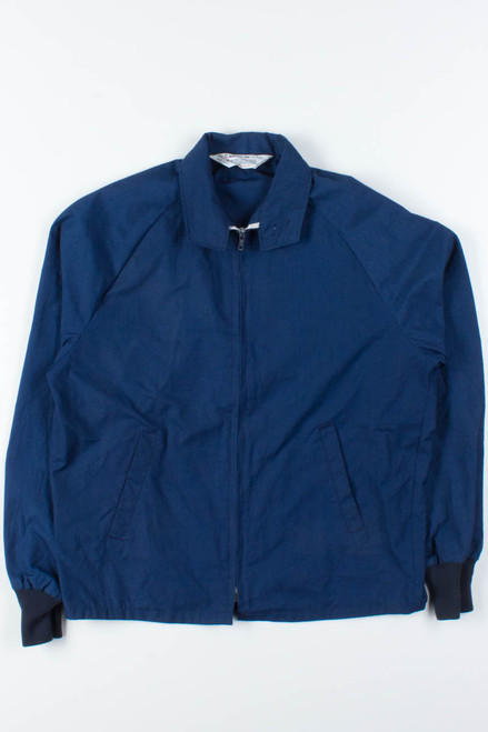 Navy CBS Harrington Jacket