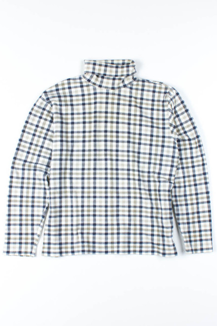 Gingham Vintage Turtleneck