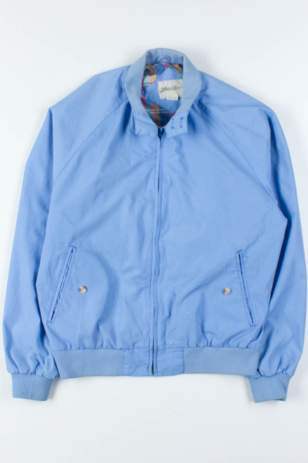 Sky Blue & Pastel Harrington Jacket