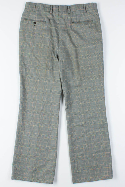 Green Glen Check Plaid Pants