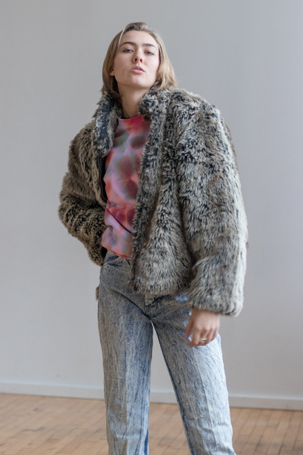 Reversible Vintage Fur Coat