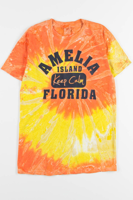 Amelia Island Florida Tie Dye Tee