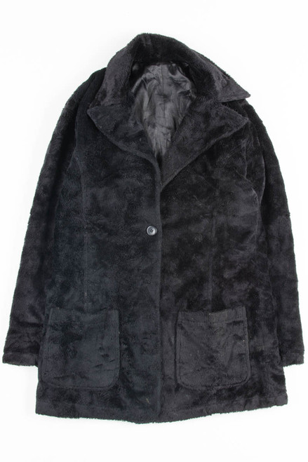 Reversible Black Fur Coat 1