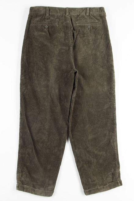Olive Corduroy Pants