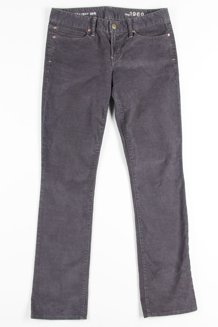 Grey Corduroy Pants 1