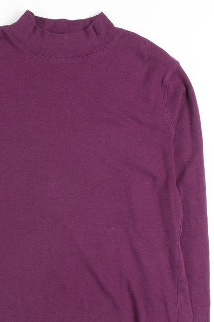 Plum Turtleneck 2