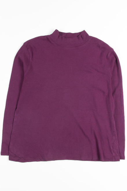 Plum Turtleneck 2