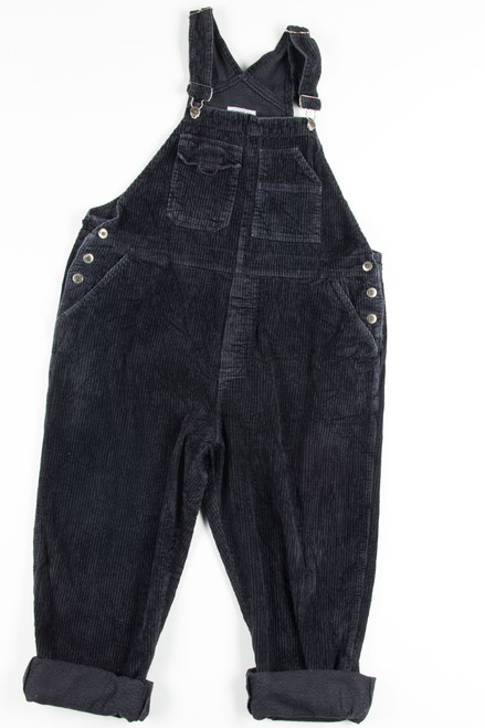 Black Corduroy Overalls 3