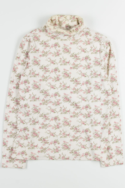 Floral Vintage L.L. Bean Turtleneck