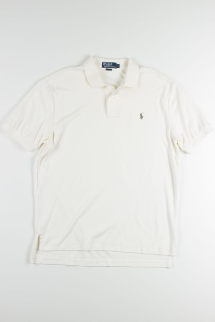 Cream Ralph Lauren Polo Shirt