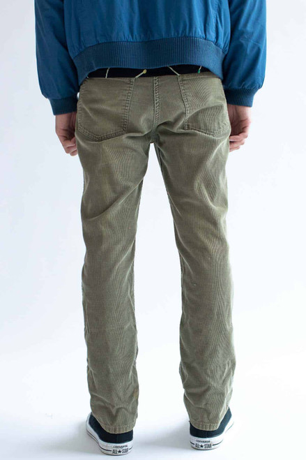 Olive Curduroy Pants