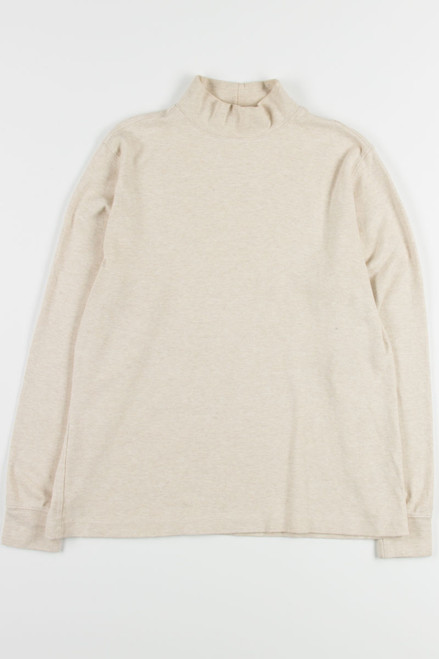 Beige Turtleneck