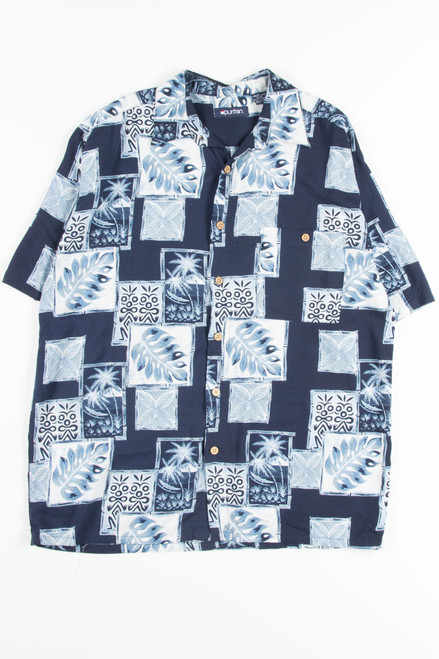 Blue Collage Vintage Hawaiian 1