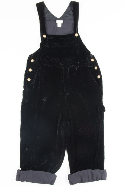 Black Velvet Vintage Overalls