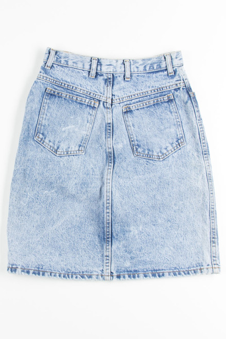 Light Wash Denim Pencil Skirt