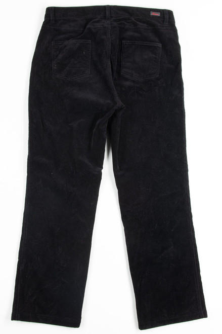 Black Woolrich Corduroy Pants 1