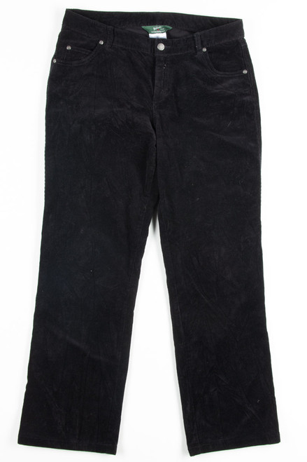 Black Woolrich Corduroy Pants 1