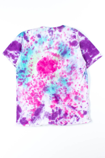 Purple & Pink Dalmatian Weed Tee (Small)