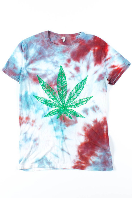 Blue & Red Sky Weed Tee (Small)