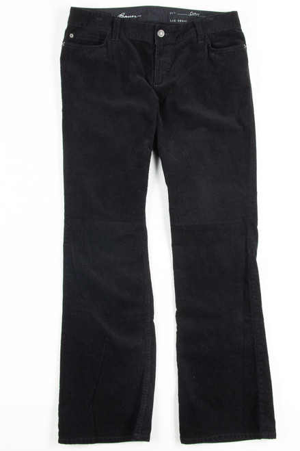 Eddie Bauer Black Corduroy Pants