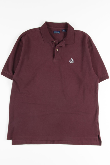 Burgundy Izod Polo Shirt