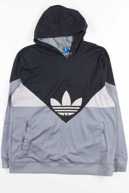 Grey & Black Adidas Hoodie