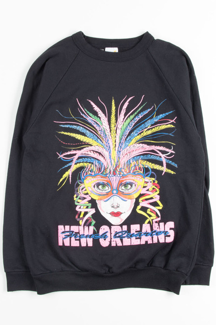 Mardi Gras Mask Sweatshirt